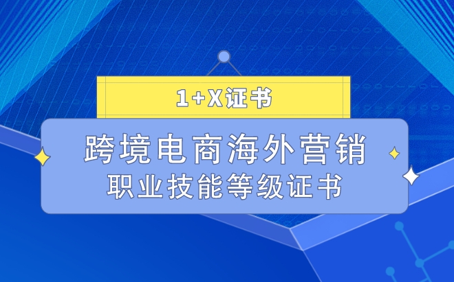 跨境电商海外营销职业技能等级证书