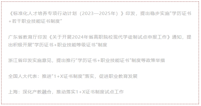1+X证书