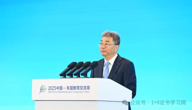 教育部副部长吴岩东盟教育交流周发言：推动区域教育数字化转型，强化职业教育与技能发展合作
