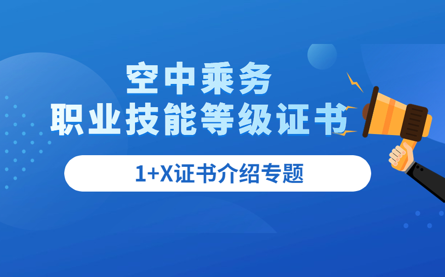 1分钟看懂 《空中乘务职业技能等级证书》