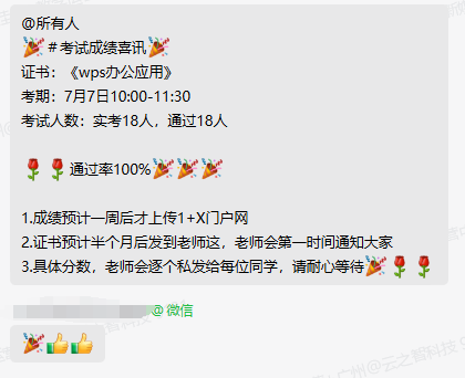 WPS 1+X证书