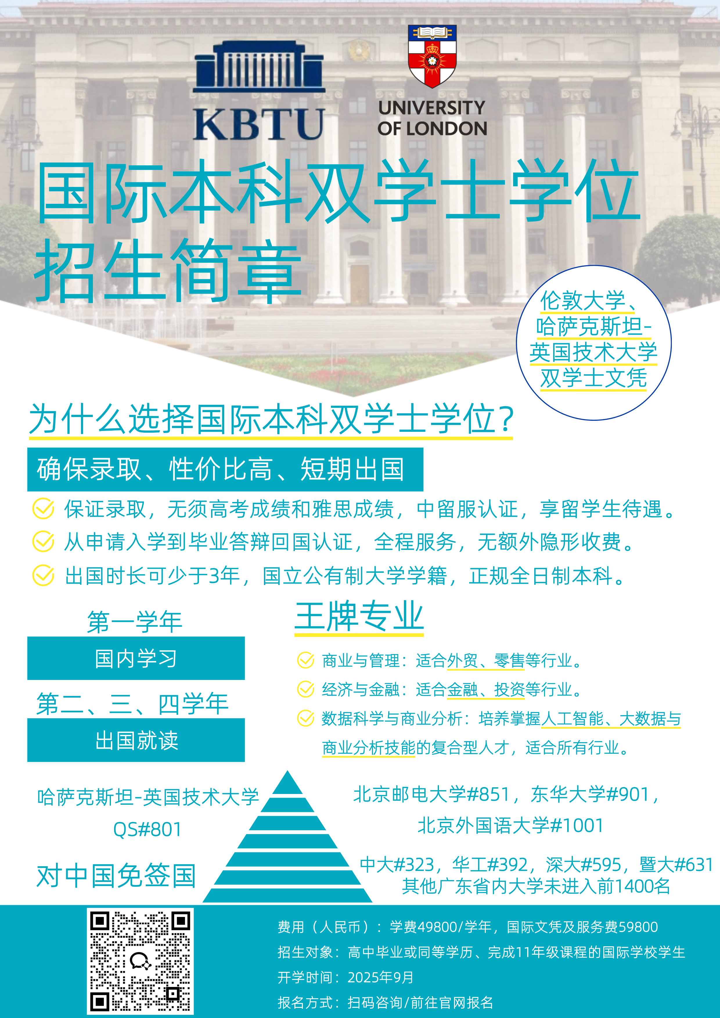 国际本科双学士学位