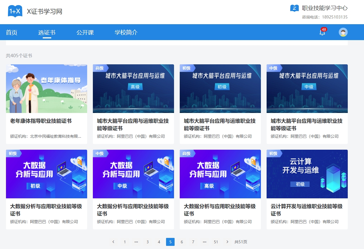 1+X生涯规划指导证书